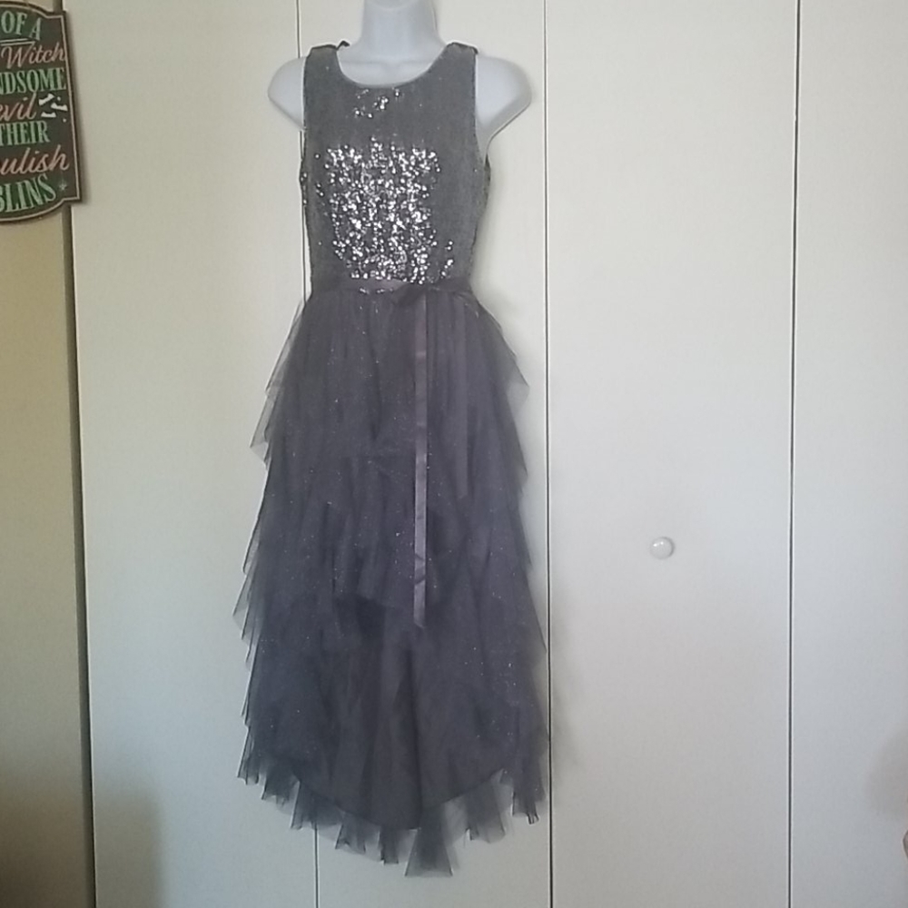 Winter formal glitter gown